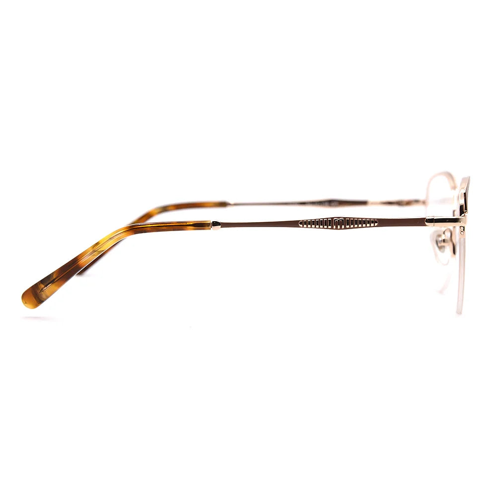 Cat Eye Half-Rim Glasses 7446