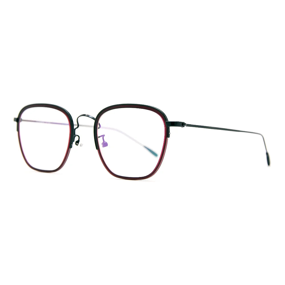 Titanium Square Glasses 7911
