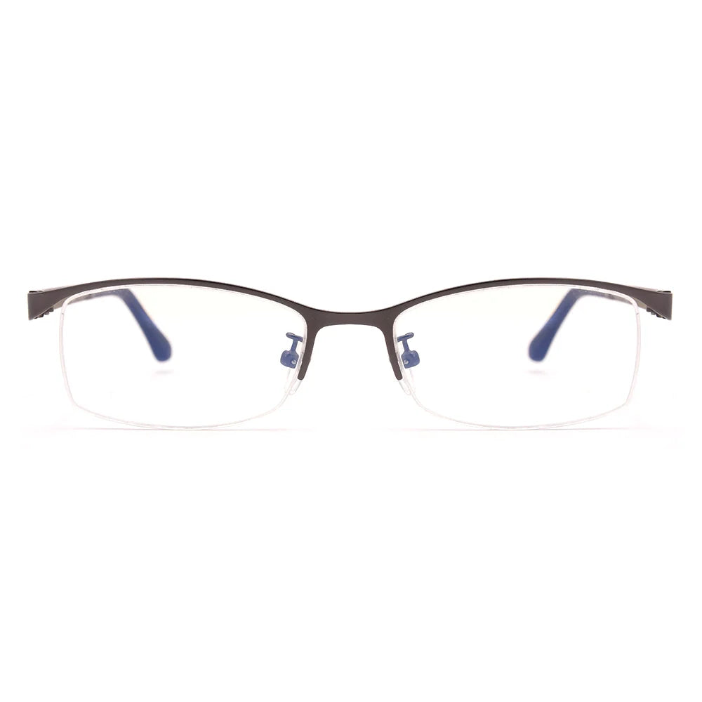 Rectangle Half-Rim Glasses 7210