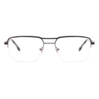Aviator Half-Rim Glasses 7453