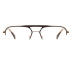 Aviator Half-Rim Glasses 7470