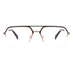 Aviator Half-Rim Glasses 7457
