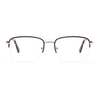 Square Half-Rim Glasses 7463   Square