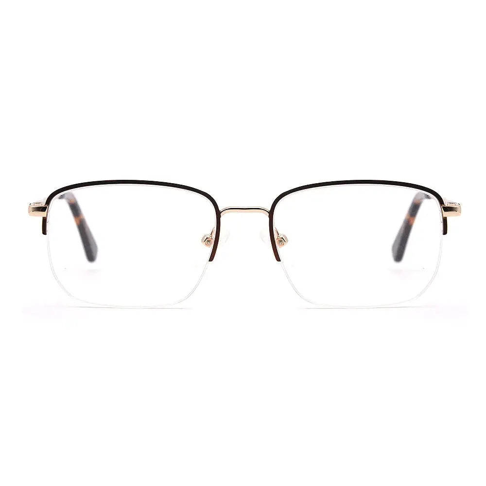 Square Half-Rim Glasses 7463   Square