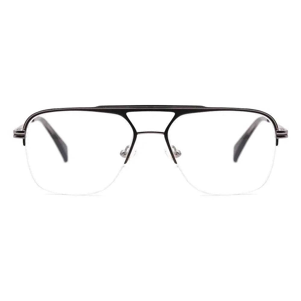testAviator Half-Rim Glasses 7469   Aviator