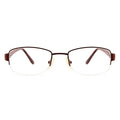 Half-Rim Glasses 6712   Square
