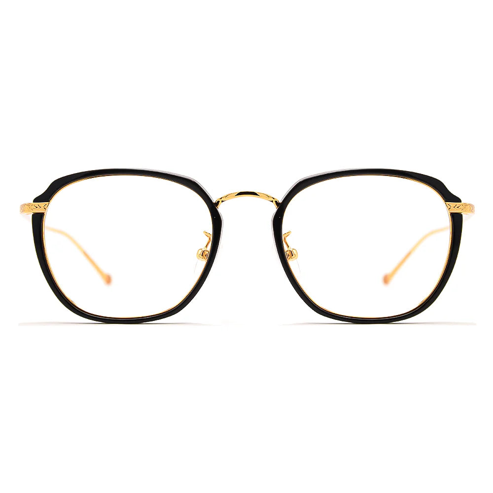 Titanium Square Glasses 7912