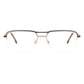 Aviator Half-Rim Glasses 7454   Aviator