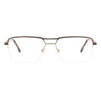 Aviator Half-Rim Glasses 7454