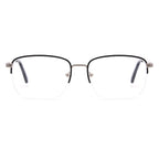Square Half-Rim Glasses 7460