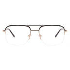 Aviator Half-Rim Glasses 7438