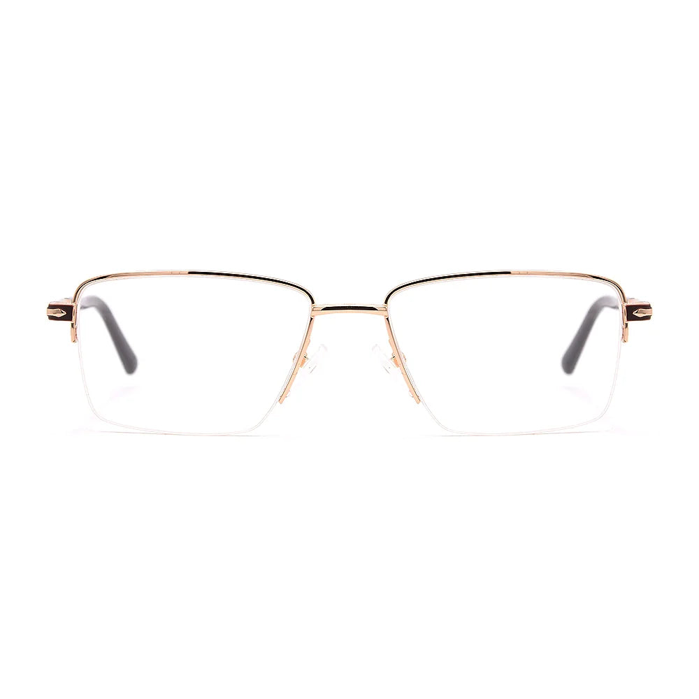 Square Half-Rim Glasses 7479