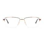 Square Half-Rim Glasses 7479