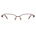 Half-Rim Glasses 6708   Square