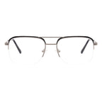 Aviator Half-Rim Glasses 7439