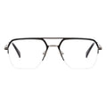 Aviator Half-Rim Glasses 7475   Aviator