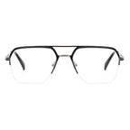 Aviator Half-Rim Glasses 7475