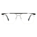 Aviator Half-Rim GLaases 8484   Aviator