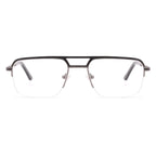 Aviator Half-Rim Glasses 7467