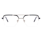 Aviator Half-Rim Glasses 7472