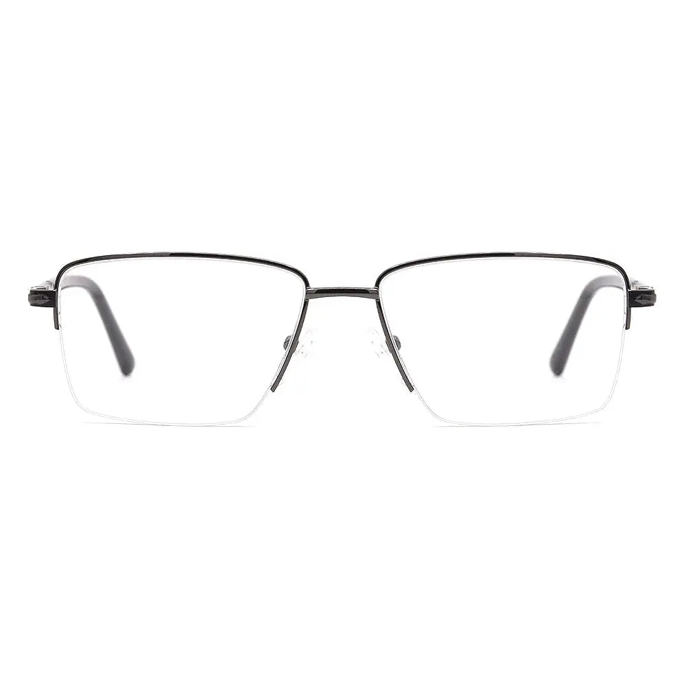 Square Half-Rim Glasses 7492   Square