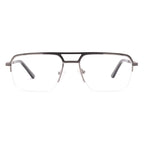 Aviator Half-rim Glasses 7512