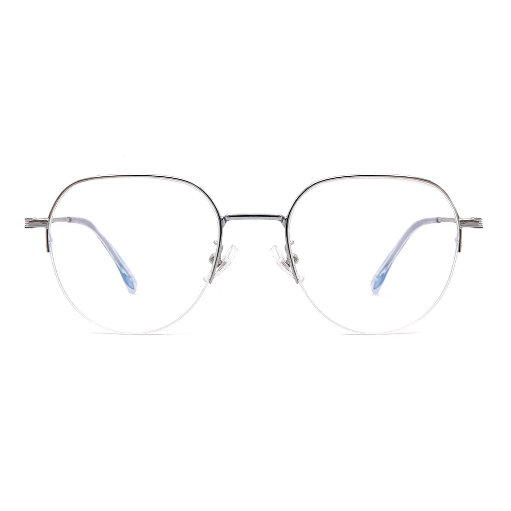 Square Half-Rim Glasses 7794