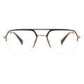 Aviator Half-Rim Glasses 7471   Aviator