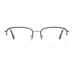 Square Half-Rim Glasses 7463