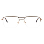 testAviator Half-Rim Glasses 7455