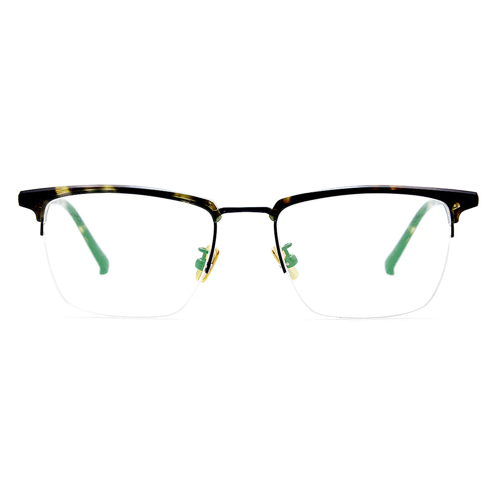 Titanium Half-Rim Glasses 7939