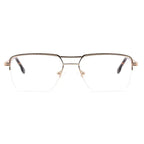 testAviator Half-Rim Glasses 7455   Aviator
