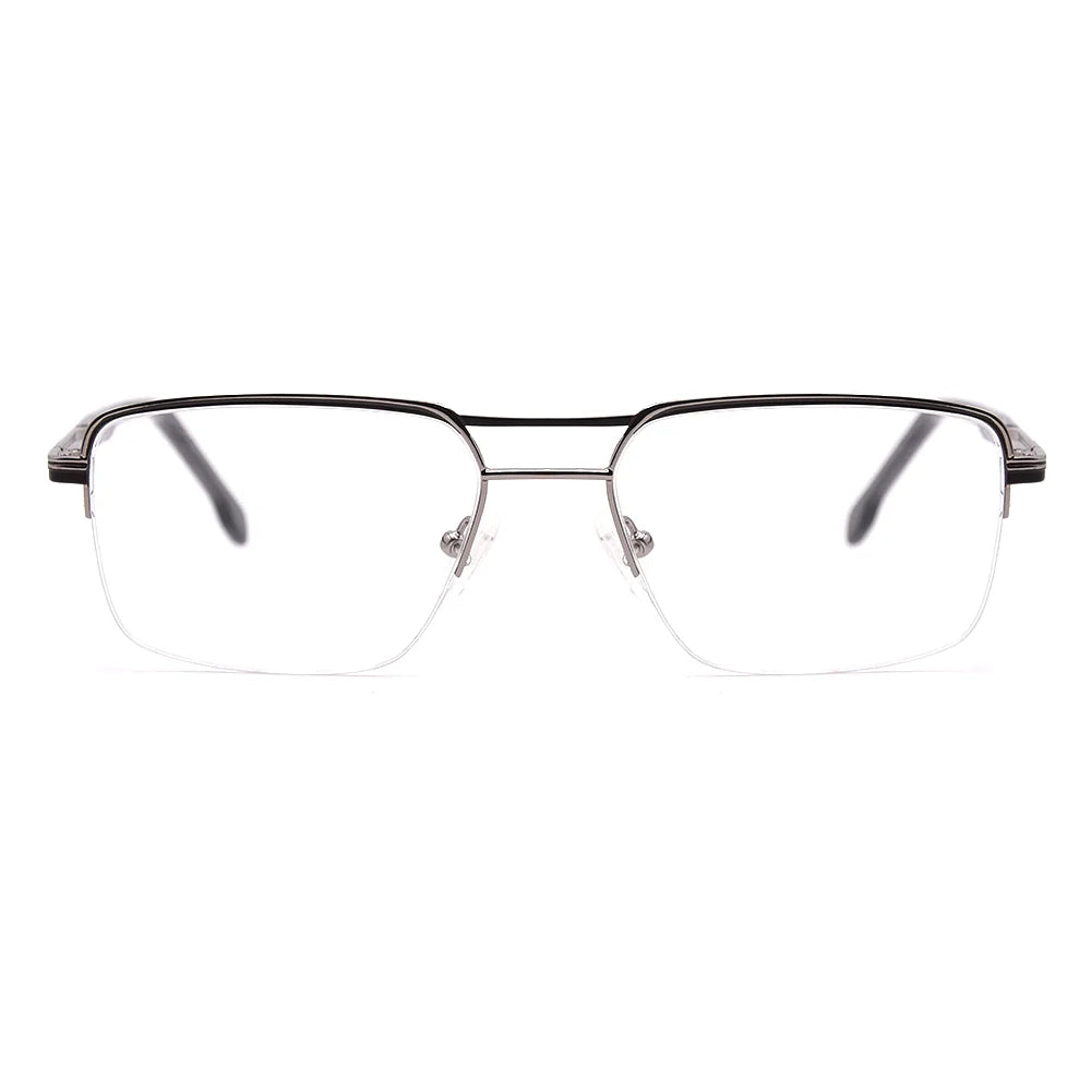 Aviator Half-Rim Glasses 7450