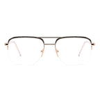 Aviator Half-Rim Glasses 7476