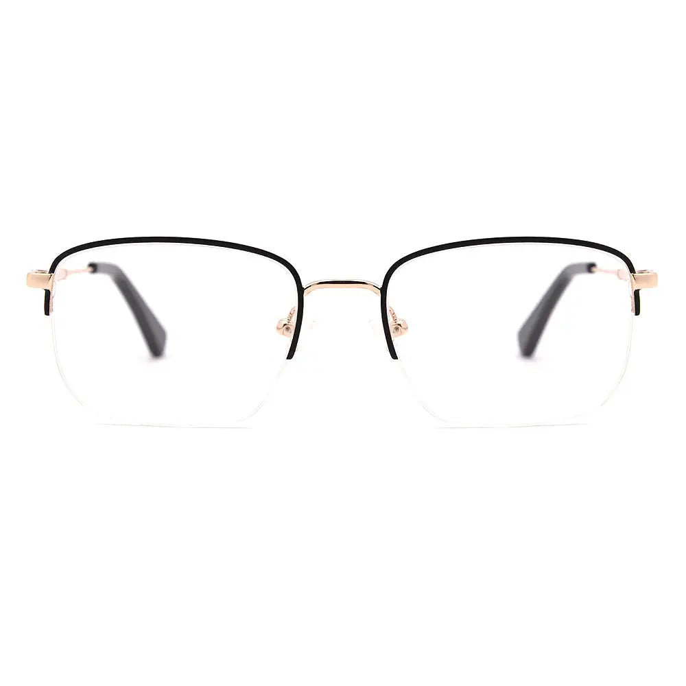 Square Half-Rim Glasses 7456   Square