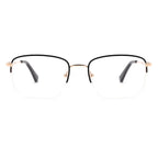 Square Half-Rim Glasses 7456   Square