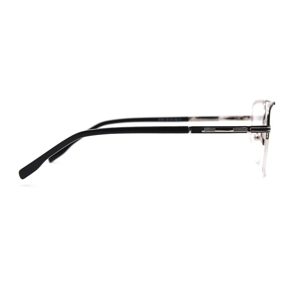 Aviator Half-Rim Glasses 7477