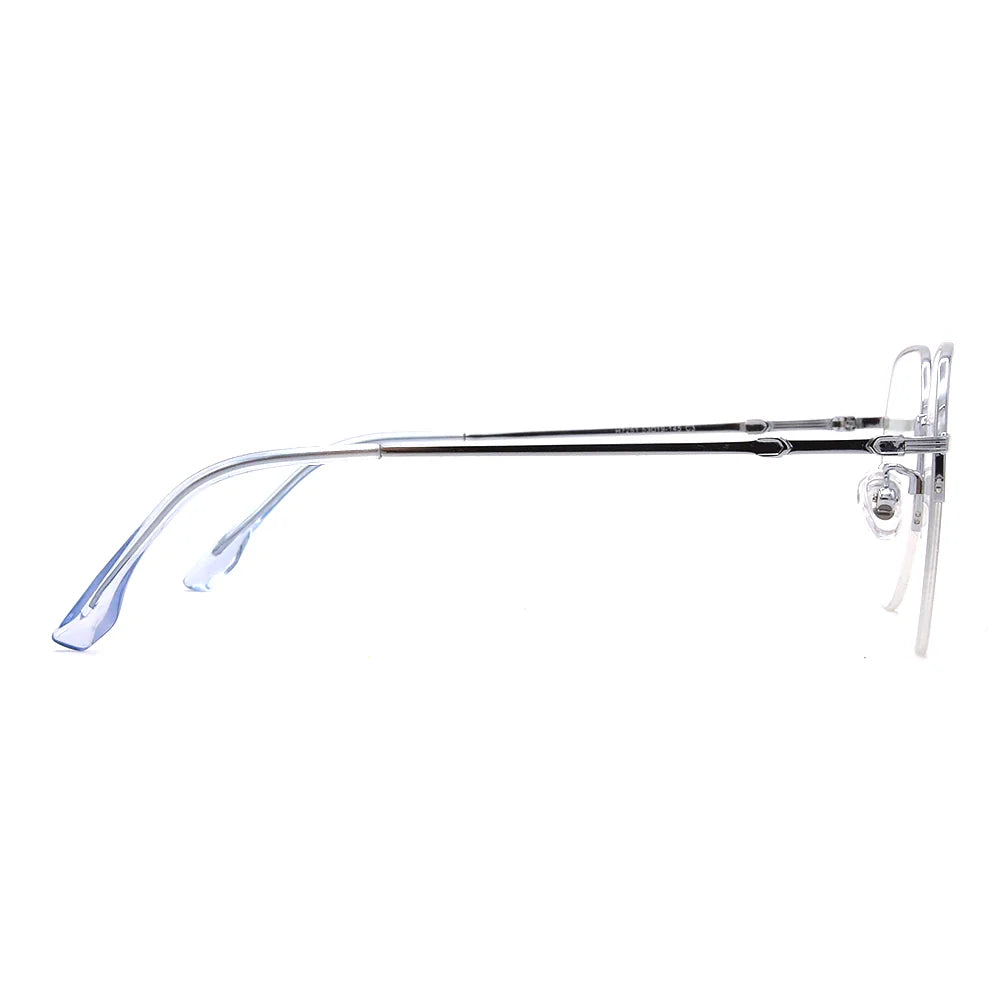 Square Half-Rim Glasses 7794