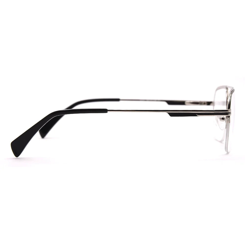 Aviator Half-Rim Glasses 7475