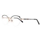 Cat Eye Half-Rim Glasses 7447