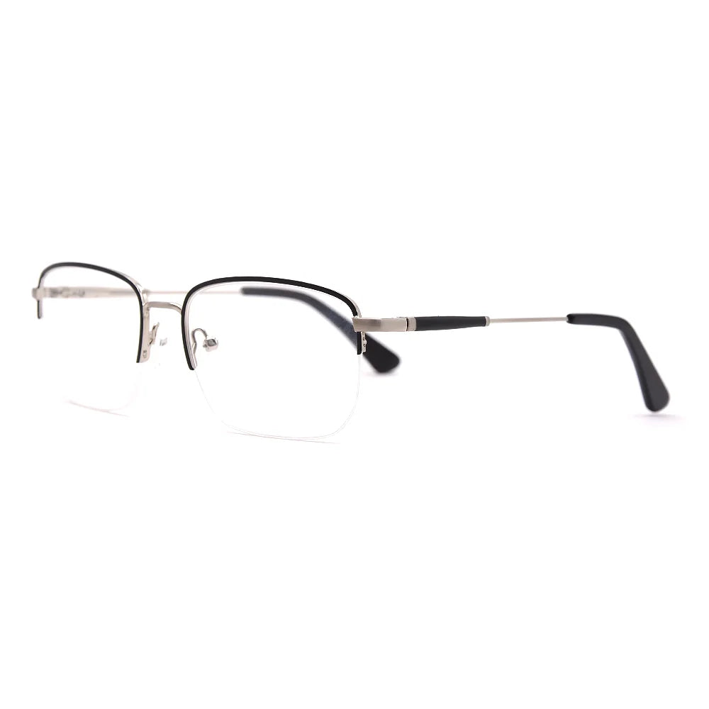 Square Half-Rim Glasses 7460