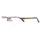 Rectangle Half-Rim Glasses 7210