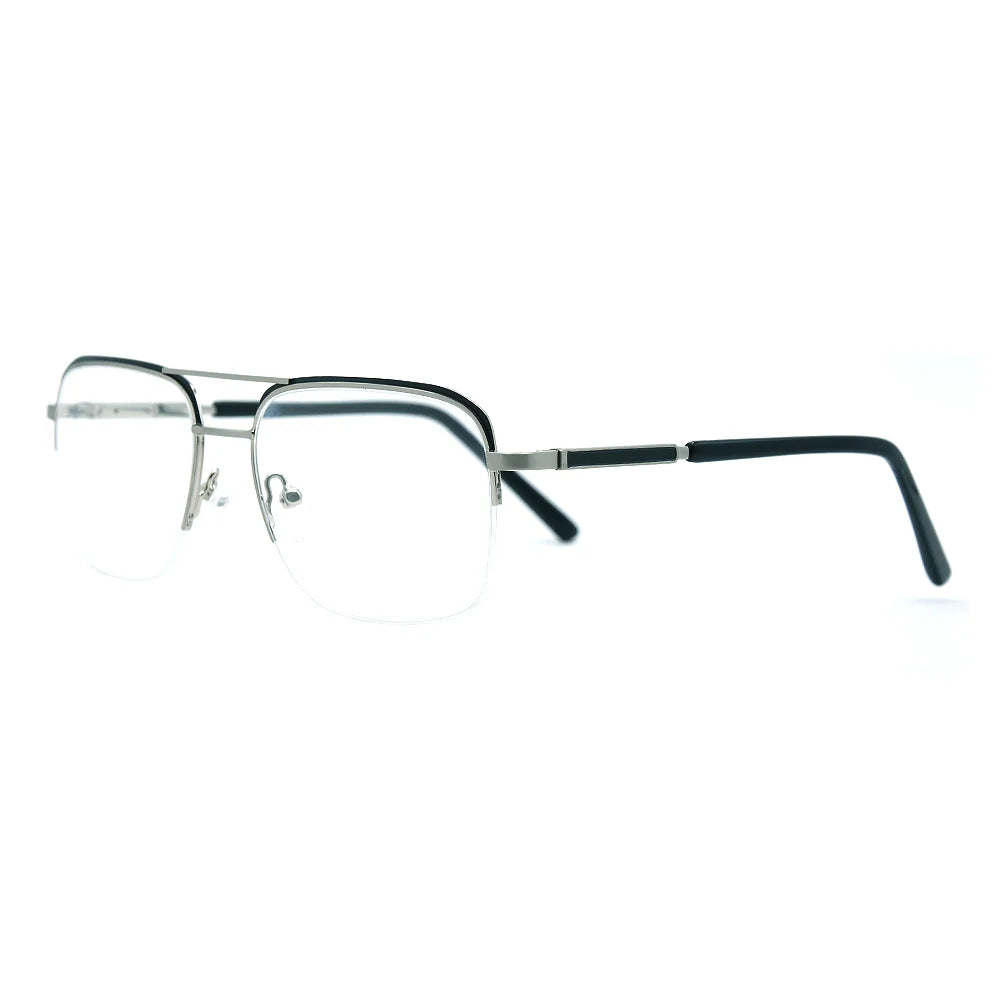 Aviator Half-Rim Glasses 7439