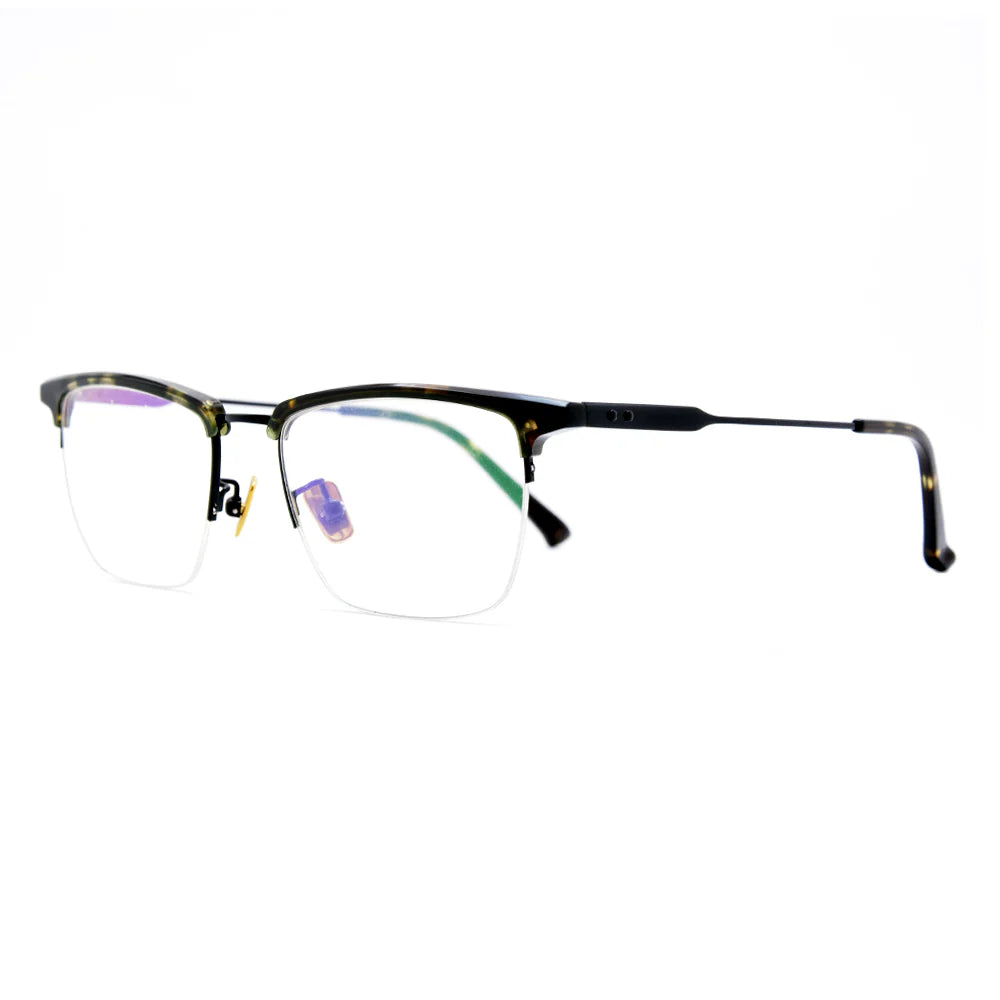 Titanium Half-Rim Glasses 7939