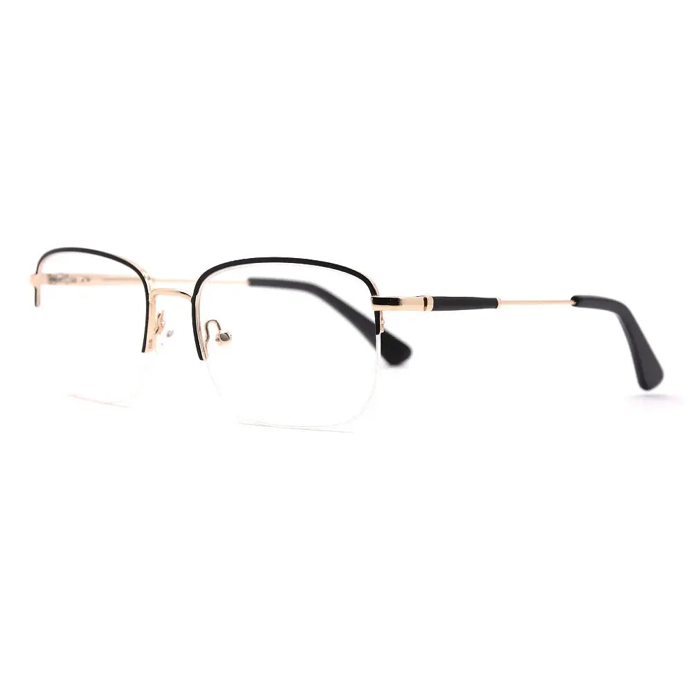 Square Half-Rim Glasses 7456   Square