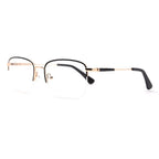 Square Half-Rim Glasses 7456   Square