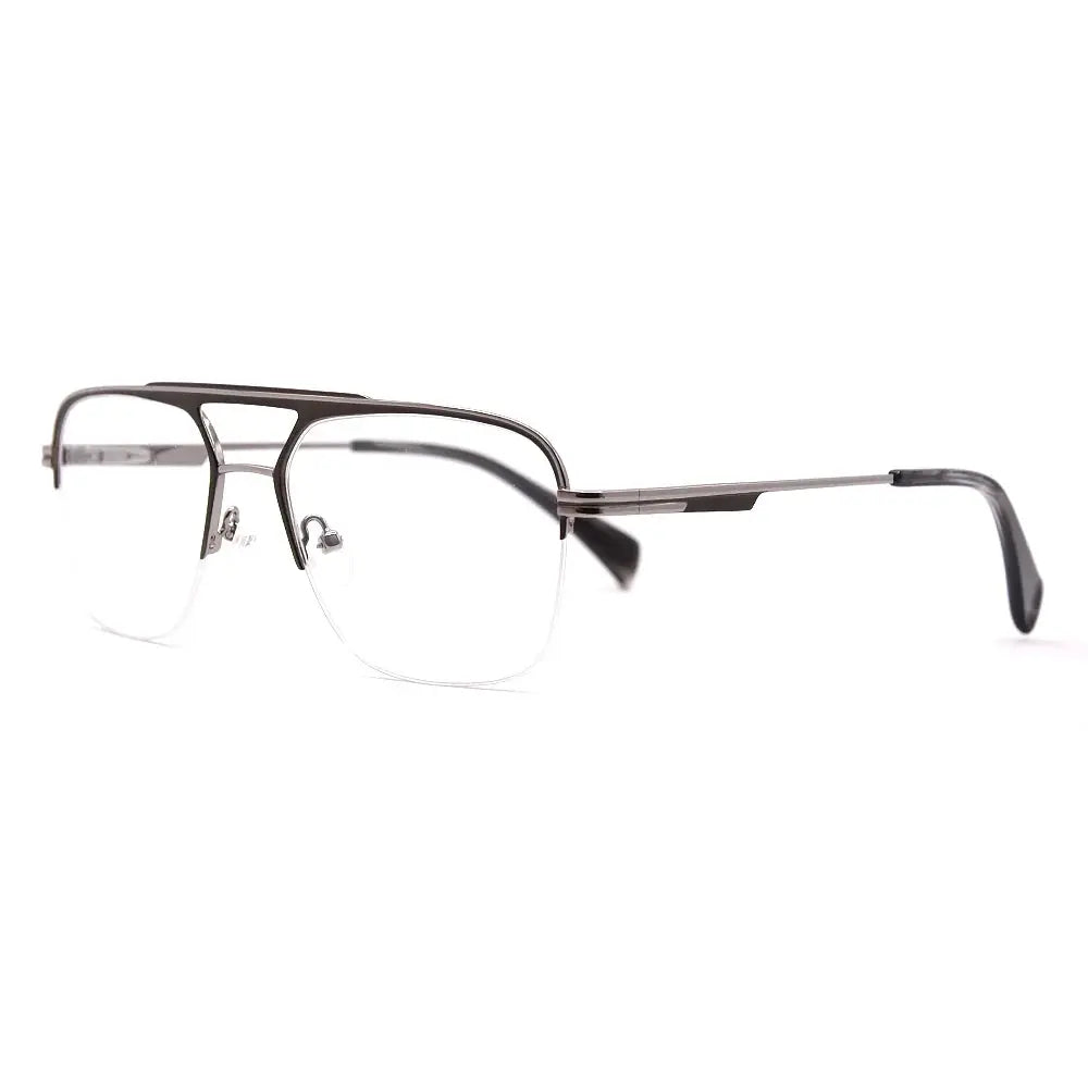 testAviator Half-Rim Glasses 7469   Aviator