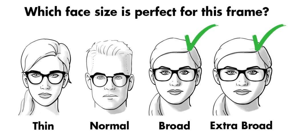 Rectangle Glasses 7223