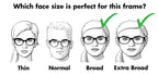 Rectangle Glasses 7223